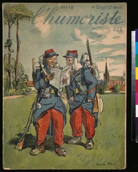 Soldats français lisant, de la couverture de 